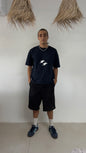 DOUBLE STAR FREEDOM RUNNER TEE - NAVY